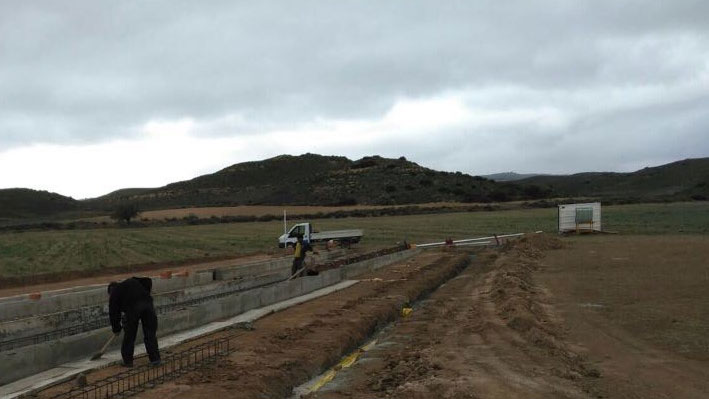 In&iacute;cio das obras do novo CIA Tarazona
