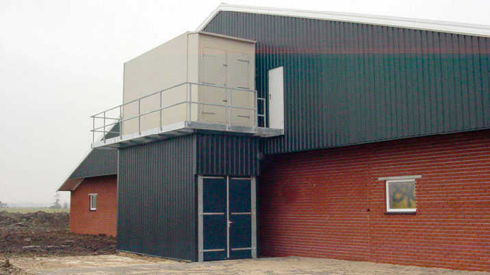 Depurador biológico de ar da exploração