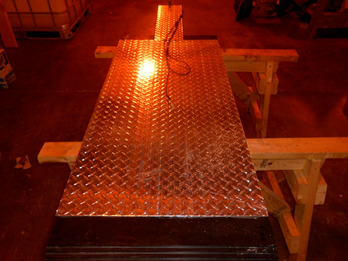 <p>Figura 1 – Protótipo actual da placa refrigerante Purdue.</p>