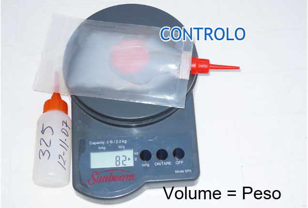 Foto 3. Peso corrigido da dose
