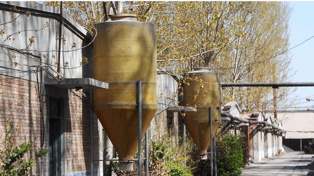 Fotografia 1. Explora&ccedil;&atilde;o afectada na Prov&iacute;ncia de Liaoning
