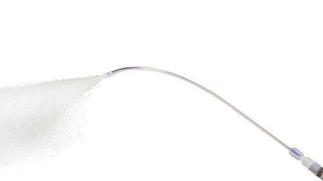 Figura 1. Dispositivo atomiza&ccedil;&atilde;o.
