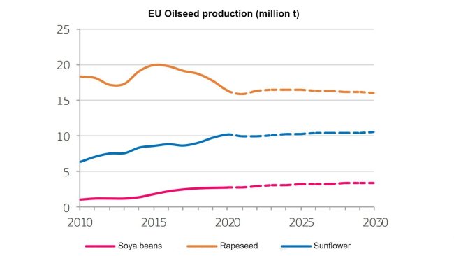 Fonte: EC (2020), EU agricultural outlook for markets, income and environment, 2020-2030. European Commission, DG Agriculture and Rural Development, Brussels.