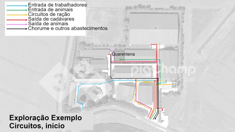 Imagem 1. Circuitos de movimento, de partida
