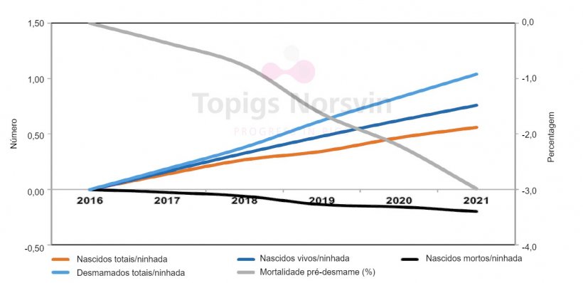 Tendências genéticas TN70