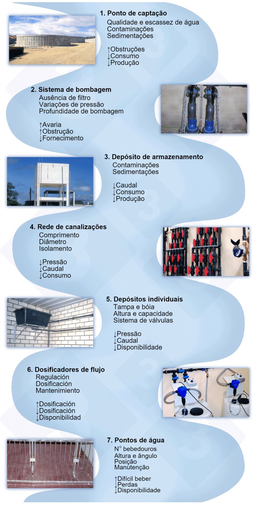 Figura 6. Pontos críticos das instalações.
