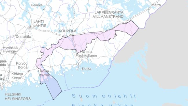 New ASF restricted zone in Finland. Source: Finnish Food Authority