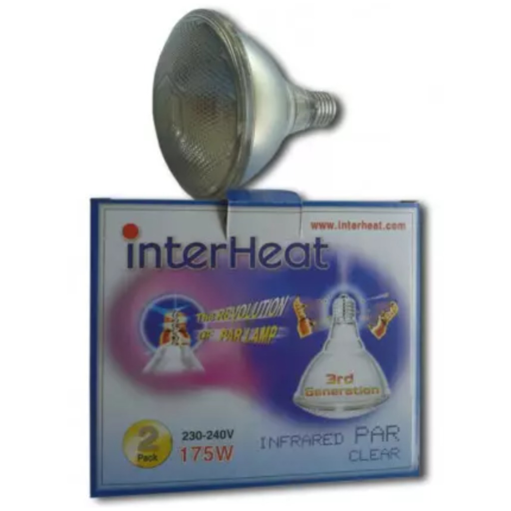 Bombilla 175 W Interheat Blanca PAR 2 uds